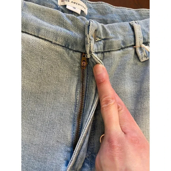 Good American NWT Good Legs Good Crop  Skinny Jean Size 18 Light Wash Revolve - Picture 12 of 12